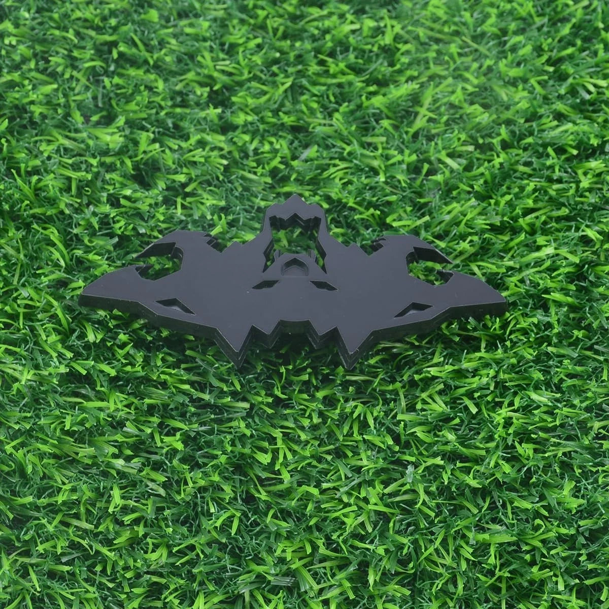 1x Wolf Emblems 3D Tailgate Side Badges Fit for Car Truck Motorc (Matte Black)