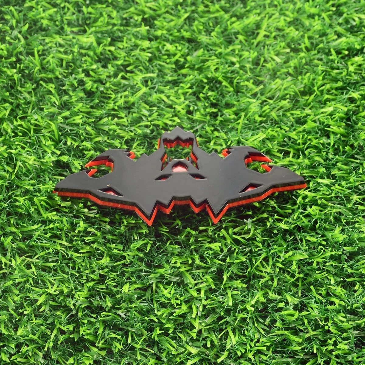 1x Wolf Emblems 3D Tailgate Side Badges Fit for Car Truck Motorc (Redline)