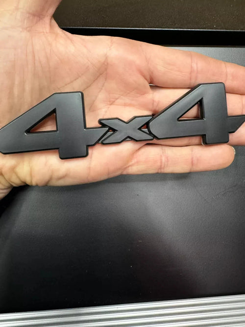 1x Matte Black 4x4 Emblem