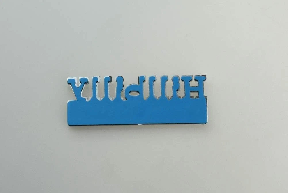 2Pc HILLBILLY EDITION EMBLEM 3D Badge Nameplate Car Truck SUV (Black Red)